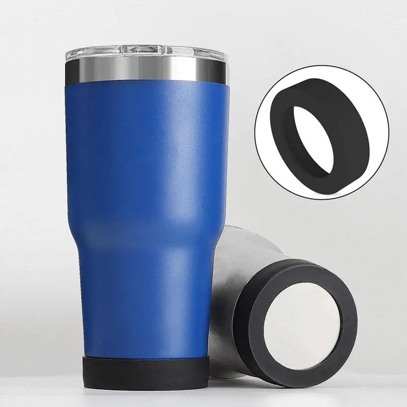 70mm 1Pcs Durable Silicone Cup Bottom Protective Cover Cup Holder Thermos Cup Base Protective Case Covers Pad Accessories