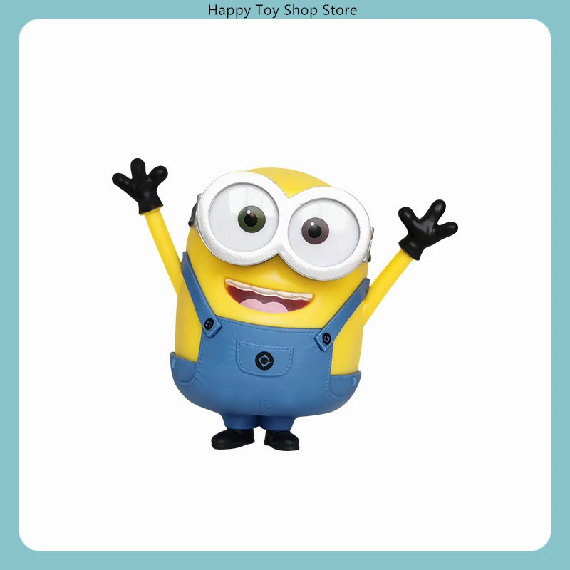 

Despicable Me Big Eye Minions Bob Kevin Stuart Various Figure Model Statue Kids Collection Desktop Decoration Ornament Toy Gifts