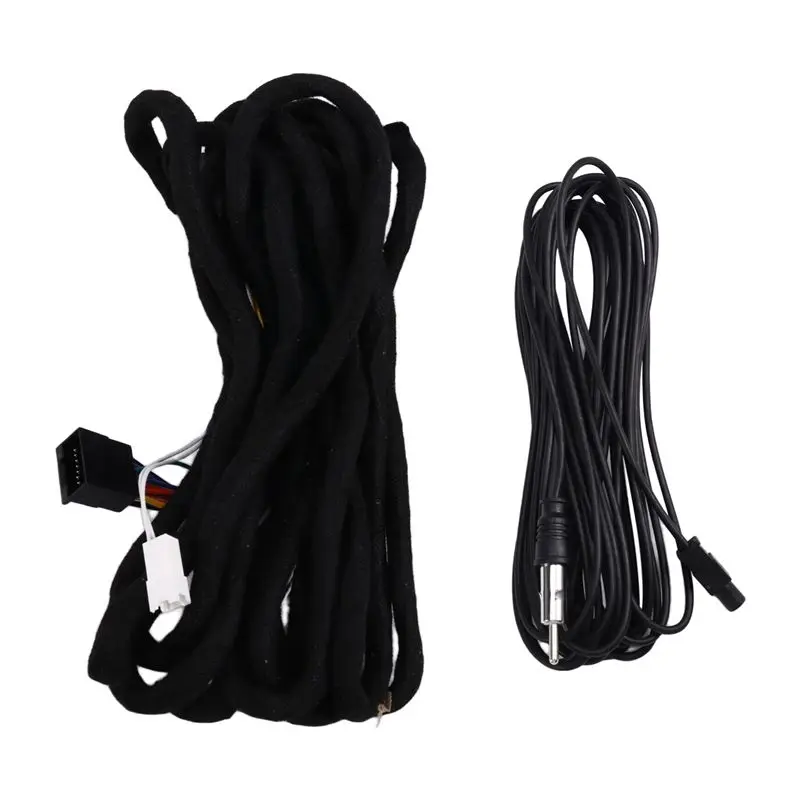 【Price Drop !!】-For BMW 3 Series 5 Series X5 M3 M5 E46 E38 E39 E53 6M Cable Car Radio Power Extension Wiring Harness Universal