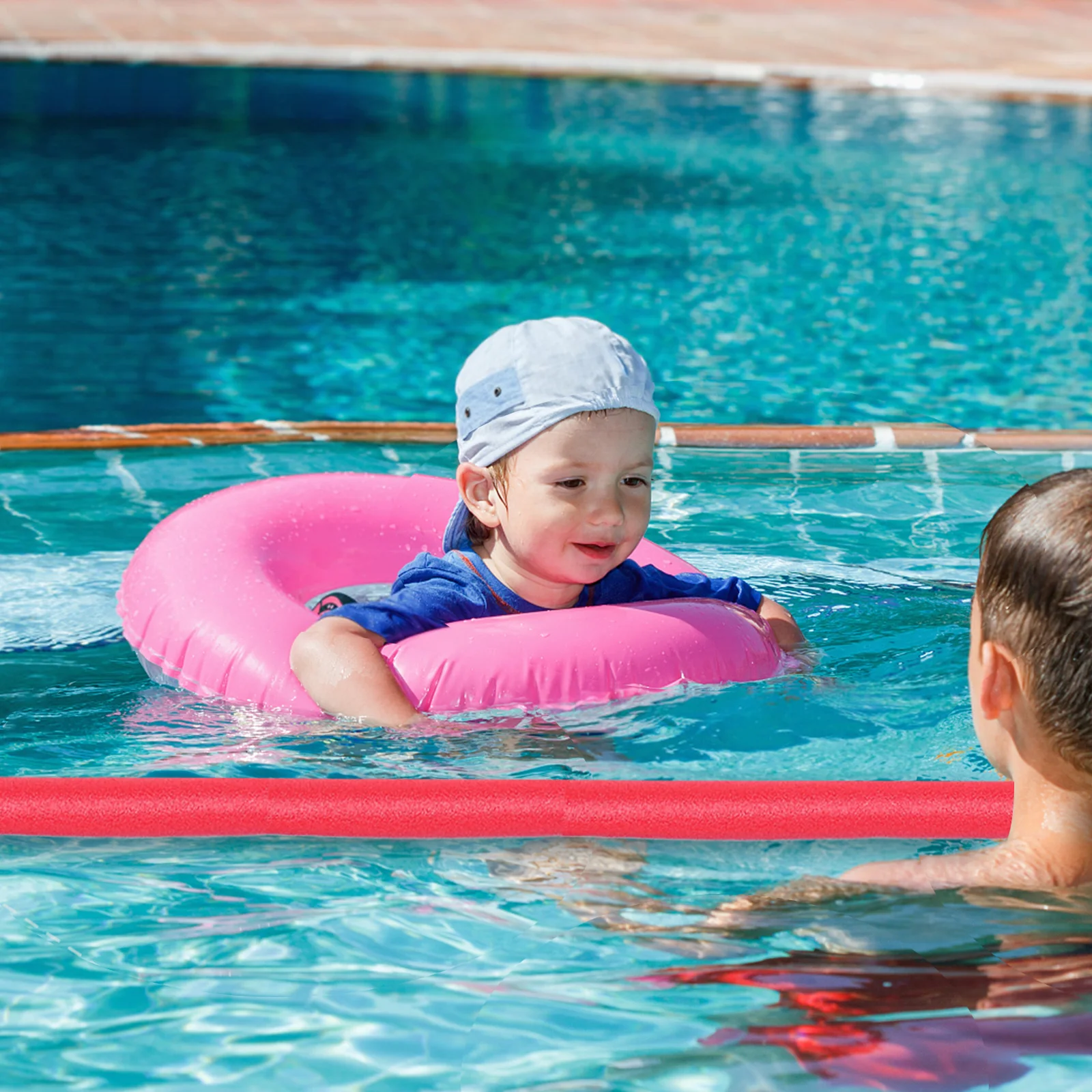 4pcs Noodles Foam Swimming Pool Noodle For Kids Adults Anti-Slip Float Stick Quick Dry Swim Training Equipment - Lake Pool