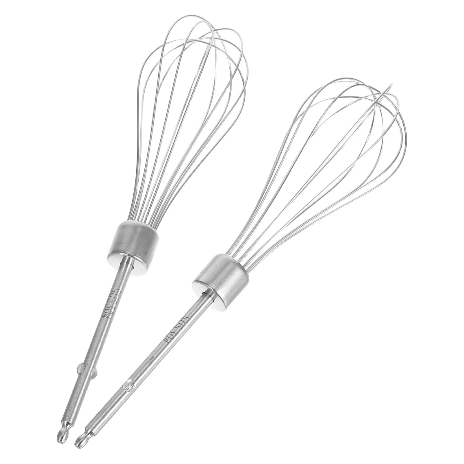 

2Pcs Stainless Steel Beater Replacements Egg Hand Mixers Baking Accessories Food Mixer Manual Egg Beat Cream Whisk
