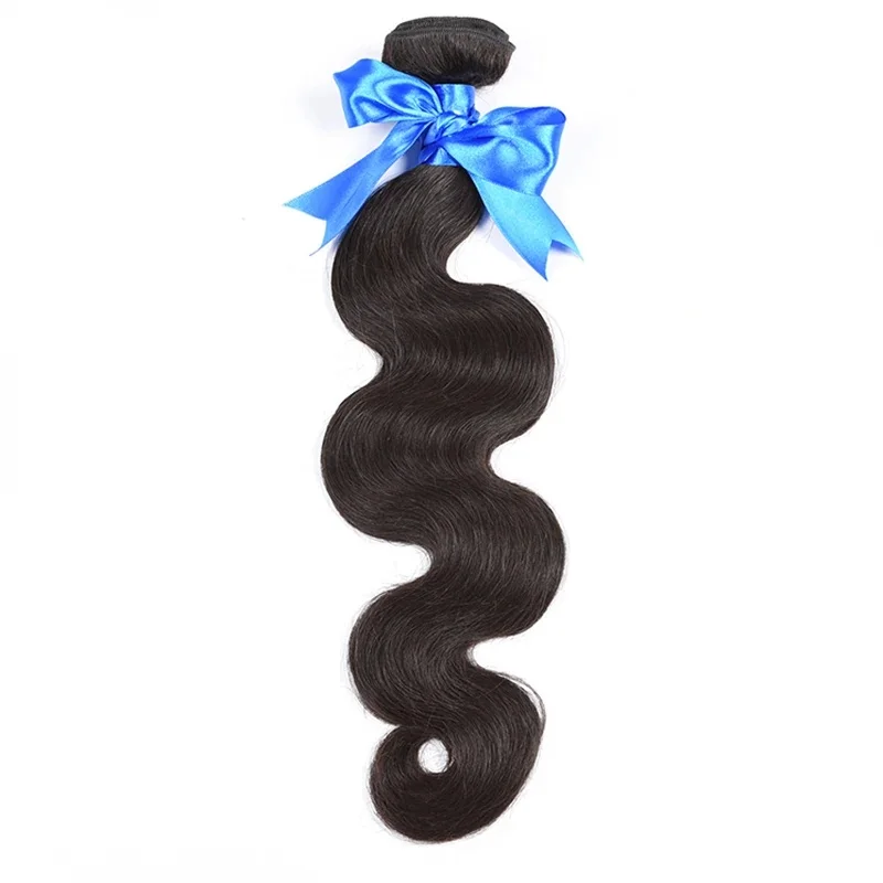 Serearli Brazilian Body Wave 3/4 Bundles 8-30 Inch 100% Human Hair Weave Bundles Natural Color Remy Hair Extensions