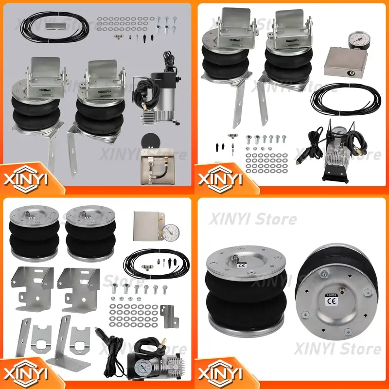 Air Suspension Bellows with 12V Compressor Kit for Ford Transit 2001-2022 4000kg 4 Ton