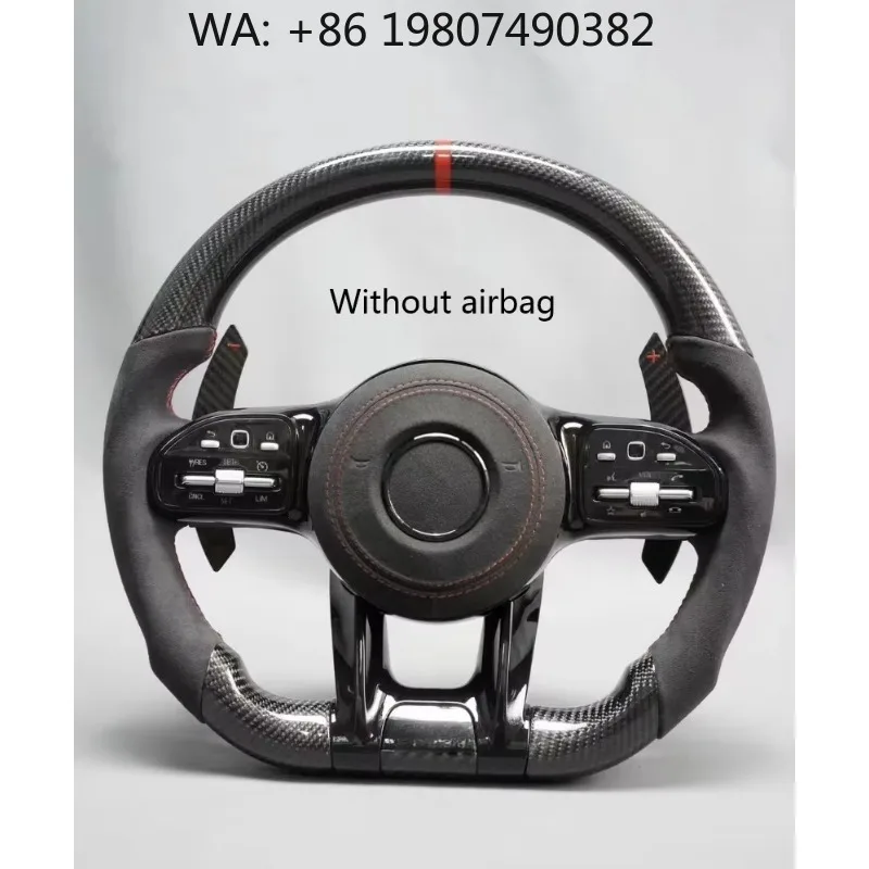 

Universal Carbon Fiber Steering Wheel Custom Modified Upade Trim For General Car Interior Refit