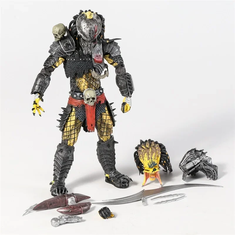 NECA Scar Face Predator figura de acción de la jungla de hormigón, 7 ", modelo de juguete, Kit de garaje, regalo