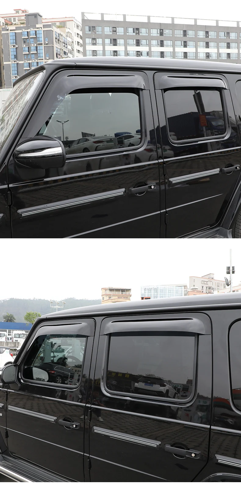 ISPEED Wind Deflectors For Mercedes E Class W211 2002-2008 4 Door Saloon Visors | UK