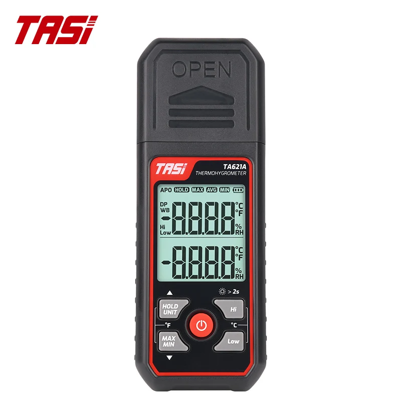 

TASI TA621A Digital Temperature Humidity Meter Mini Handle Hygrometer Thermometer High Precision Measurement Hygrothermograph