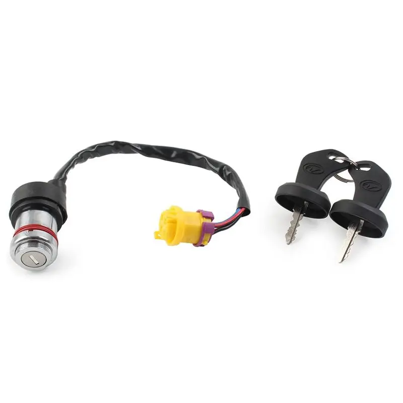 Ignition Key Switch Lock 4 Wire As Shown For Linhai 250 250Cc 260 260Cc 300 300Cc 400 400Cc ATV UTV