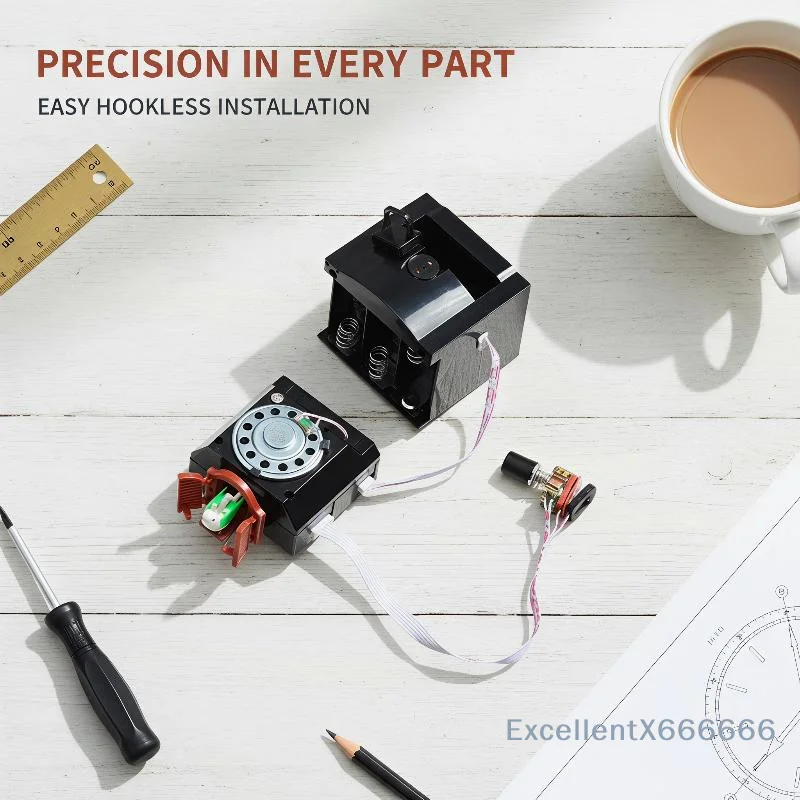 Quartz Cuckoo Clock Movement Replacement Mechanism Repair Kit Easy Install for DIY Clock Renovation Projects