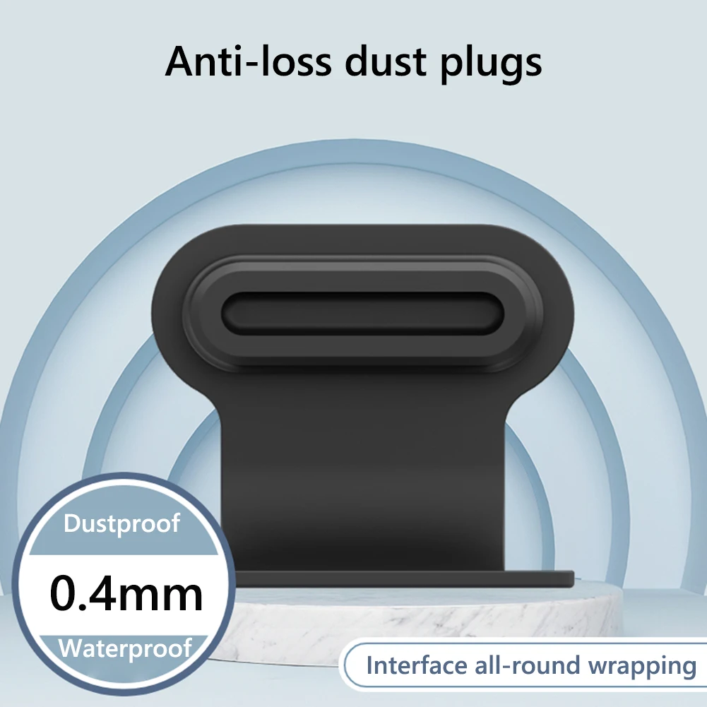 ชาร์จพอร์ตป้องกันฝุ่นปลั๊ก Reusable กันน้ำ Anti-Lost กันฝุ่นสำหรับ Apple Android ประเภท C IOS Micro USB พอร์ต