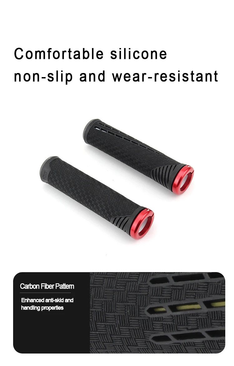 ODI CF Silikon Fahrradgriffe Kohlefaserverstärkte Griffstopfen MTB Anti-Rutsch-Lock-on-Lenkerabdeckung Bequeme Fahrradteile – Detail 5