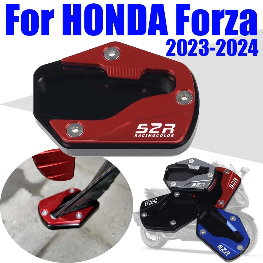 Kickstand Foot Side Stand Extension Pad Support Plate For HONDA Forza 350 300 250 125 NSS Forza350 Forza300 Forza250 Accessories