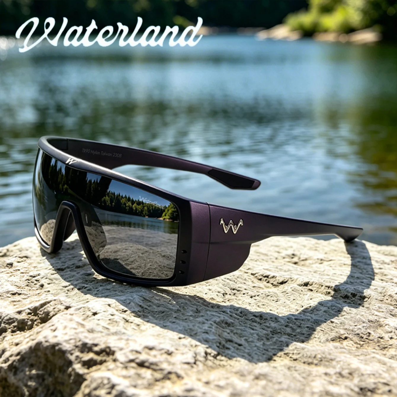 Waterland TR90 Polarized Sunglasses UV400 Protection Outdoor Sports Eyewear Men Women Climbing Fishing Running Travel Glasses