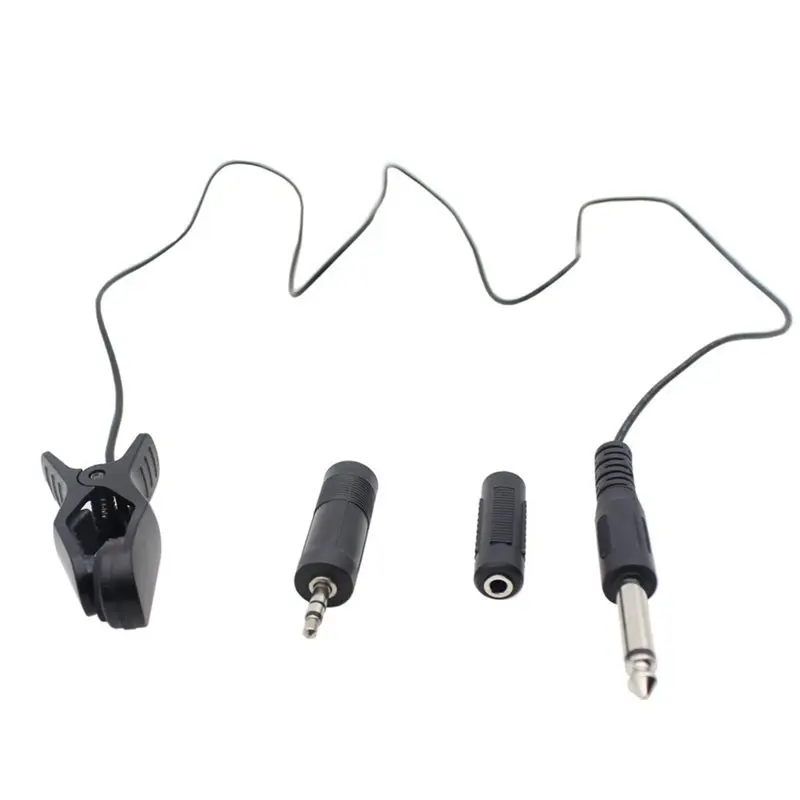 T22C Guitar Pickup Clip Kit ZH112 Featuring 2 Audio Adapters 3.5Mm To 6.35Mm& 3.5 Female Coupler Set