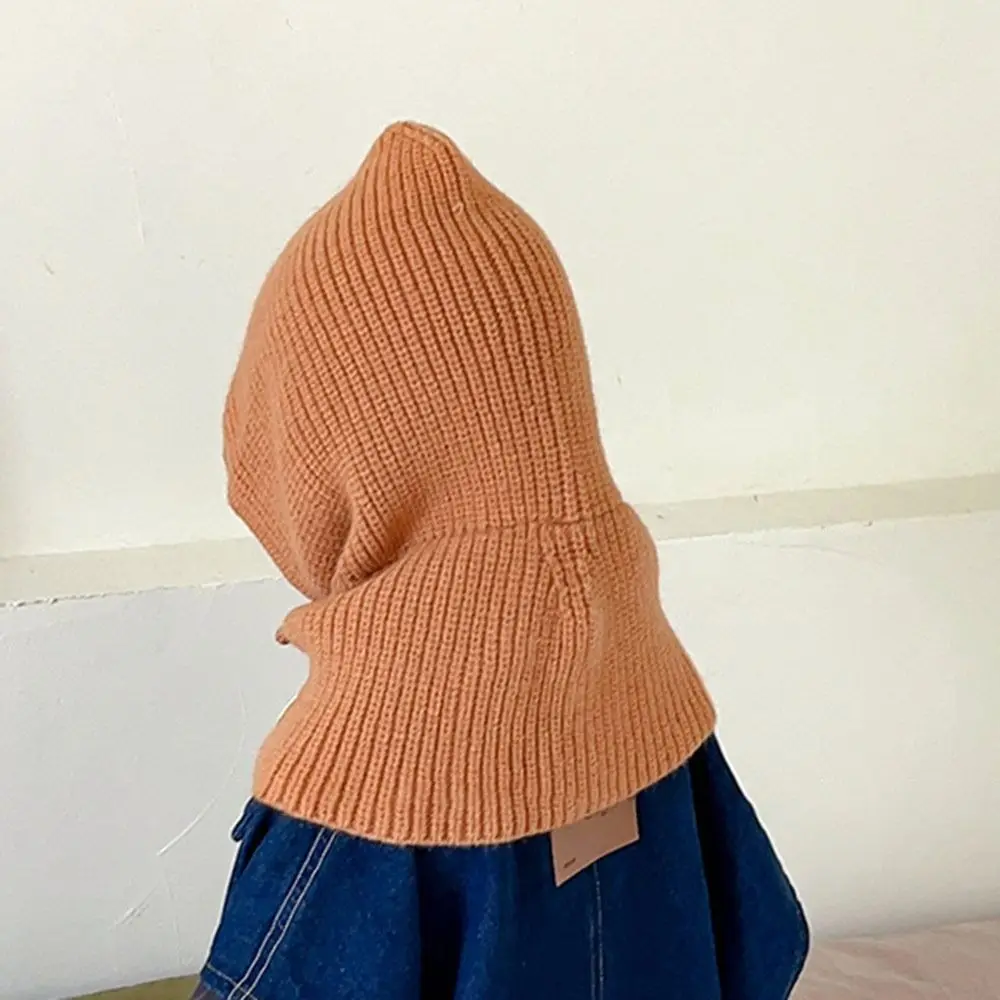 

Durable One-piece Balaclava Hat Ears Neck Warm Children Earflap Hat Scarf Mask Hats Children
