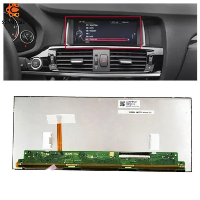 

NBT EVO Radio NAV 8.8 Inch LCD Display Screen LQ088K5RZ01 4300345W For BMW X3 F25 X4 F26 2013-2018 Dashboard Screen Parts