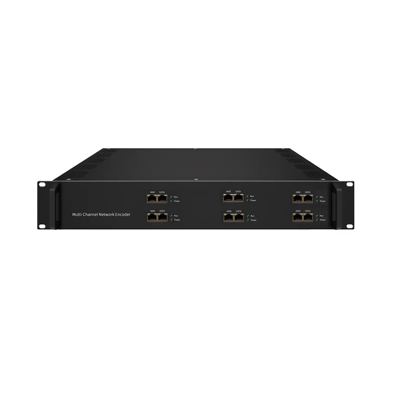 New IP Encoder for System H.264/H265 Video Encoding HD 16 Channels 24 Inputs Rack Mount Multicast/Unicast Web Management 5-Year