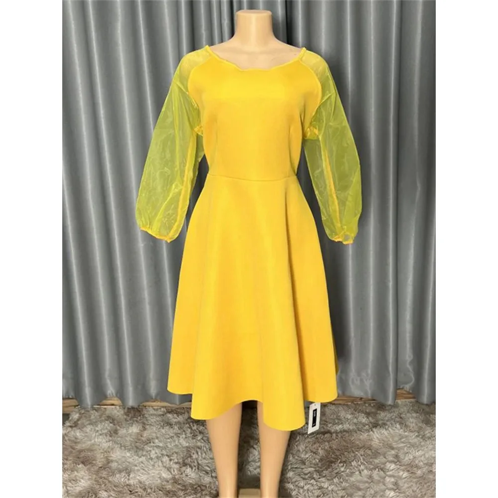 Женские платья для свадебной вечеринки, халат миди с пышными рукавами, Дубай, африканское вечернее платье 2024, модная одежда, элегантное женское платье Boubou