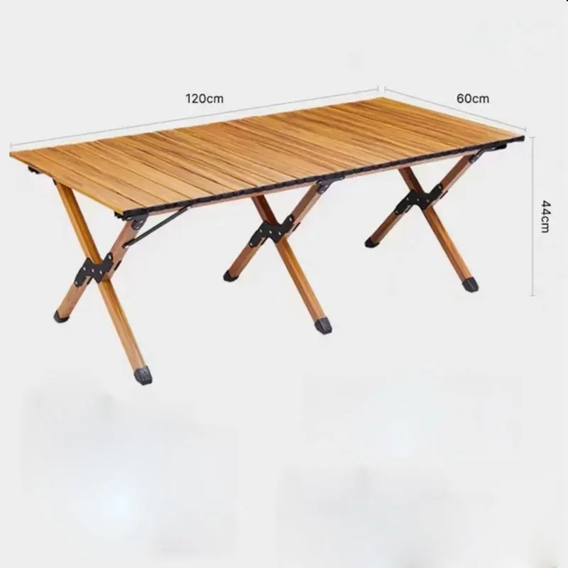 

Aluminum Ultra Light Outdoor Folding Portable Picnic Chicken Rolls Table, Hiking BBQ Camping Dinner Game Table