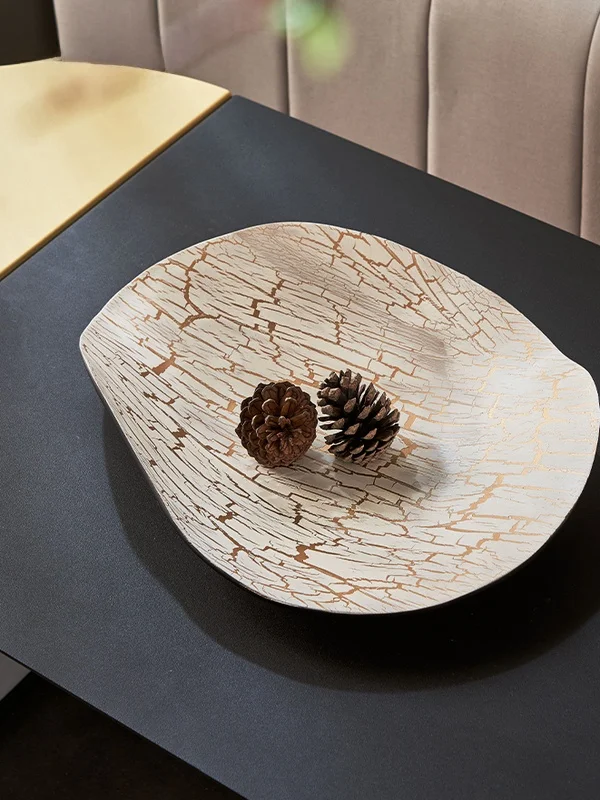 

Новая китайская декоративная подставка для фруктов в форме леопарда, модель для демонстрационного зала, для офисного чайного столика, декоративное изделие из смолы, художественный декор для дома