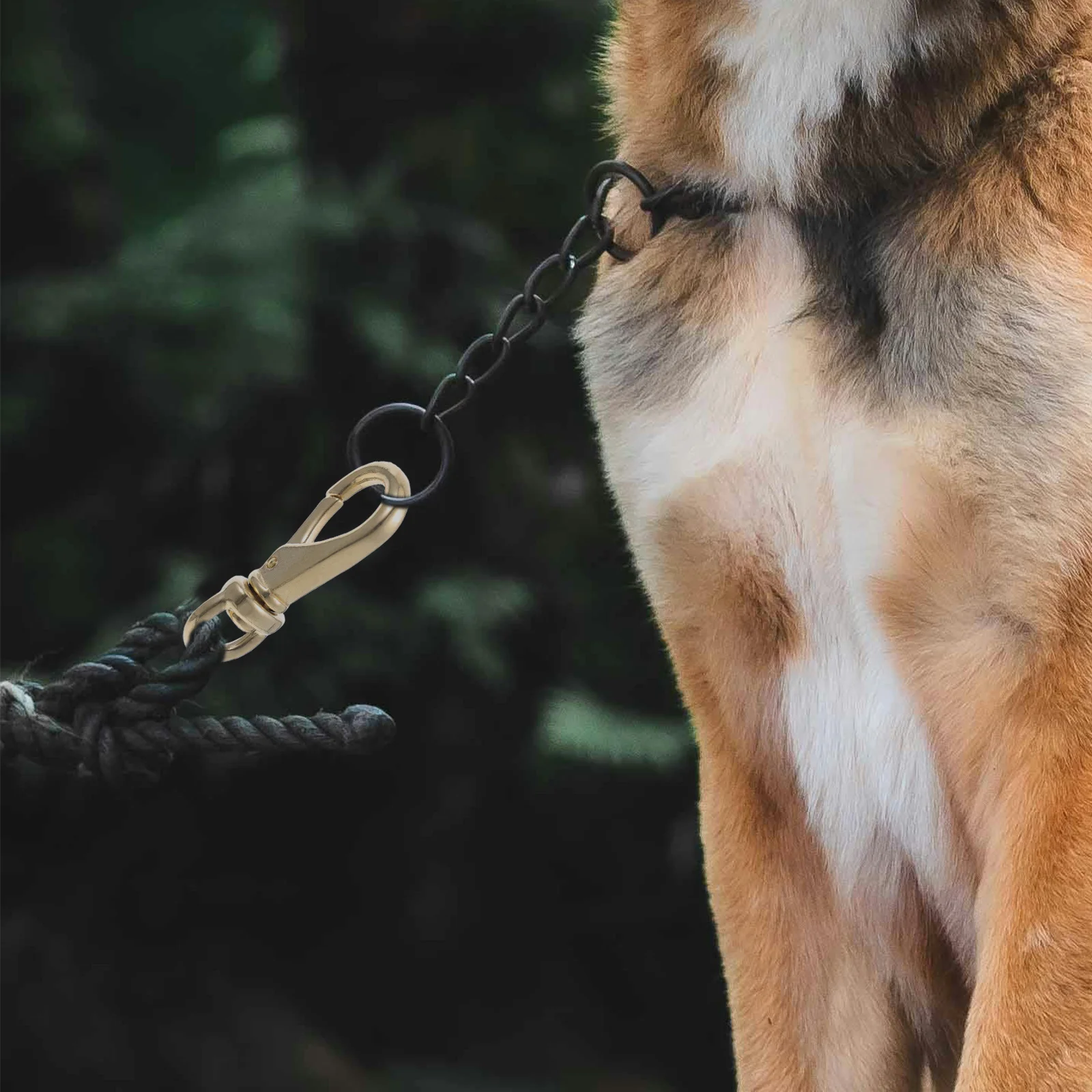 4 قطعة جولة الذيل النحاس خطاف دوار الثقيلة ل سلاسل المفاتيح الكلب يسخر الحبال أحزمة السلع مرساة خطوط التبعي