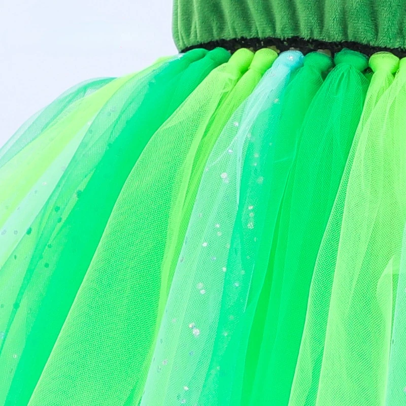 Mädchen Dschungel Tier Tutu Kleid für Halloween Kostüm Zoo Cosplay Kinder Krokodil Frosch Affe Geburtstags feier Performance Kleider