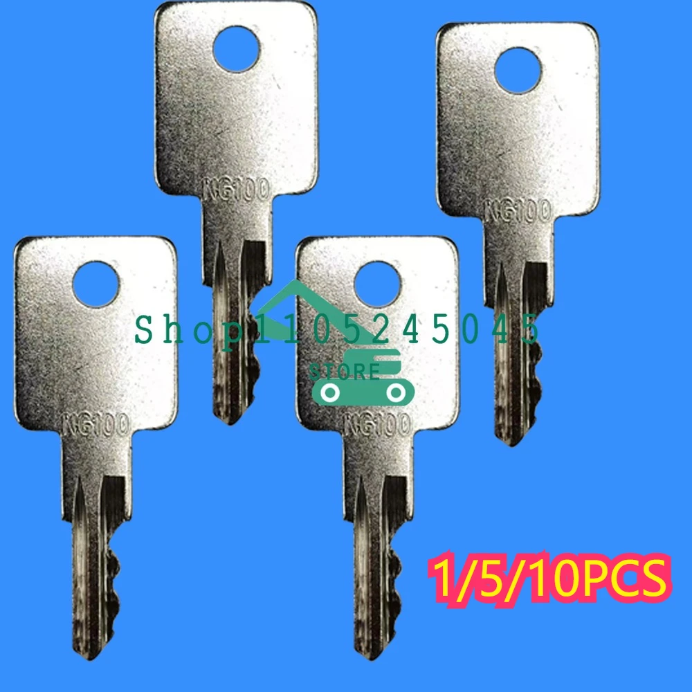 

Комплект из 1/5/10 ключей зажигания NG100 для стартеров Bart-Mill, Raygo, Huber, Vermeer, Arrow