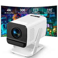 ThundeaL PG310 Projector 4K WiFi6 BT5.4 Android 11 Native720P Projector 300Ansi PK HY320 Mini Video Smart Home Theater Beamer