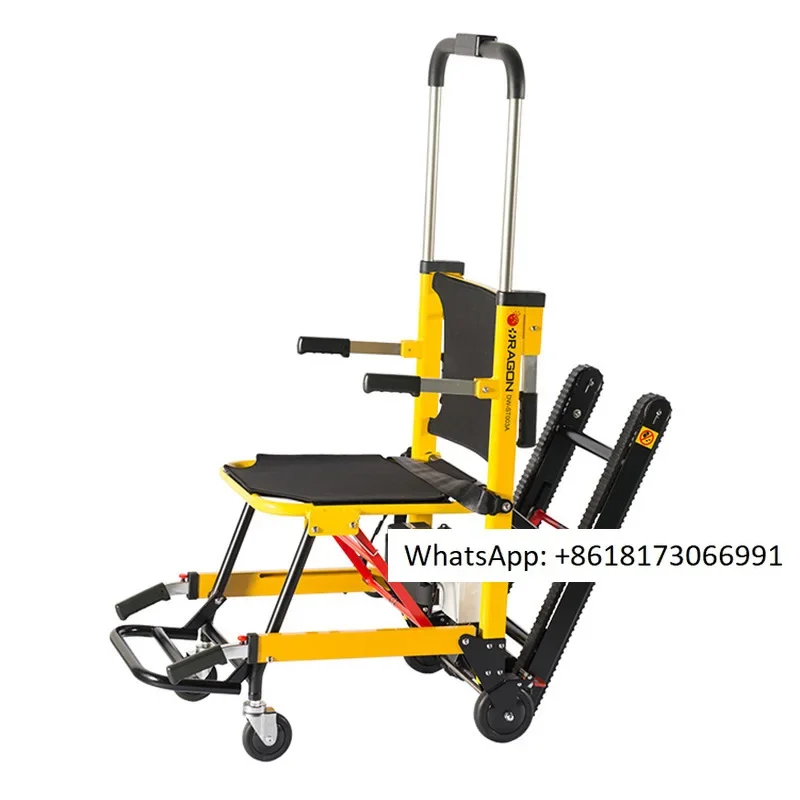 Electric climbing wheelchair for elderly patients going up and down stairs, lithium battery tracked climbing machine transfer