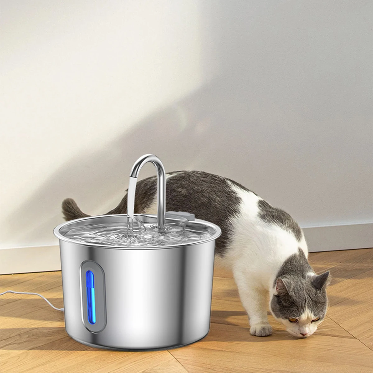 

Automatic Cat Water Fountain,2.2L,Intelligent Pet Water Dispenser With Filter,Drinking Fountain For Dogs,Ultra Quiet Water Pump