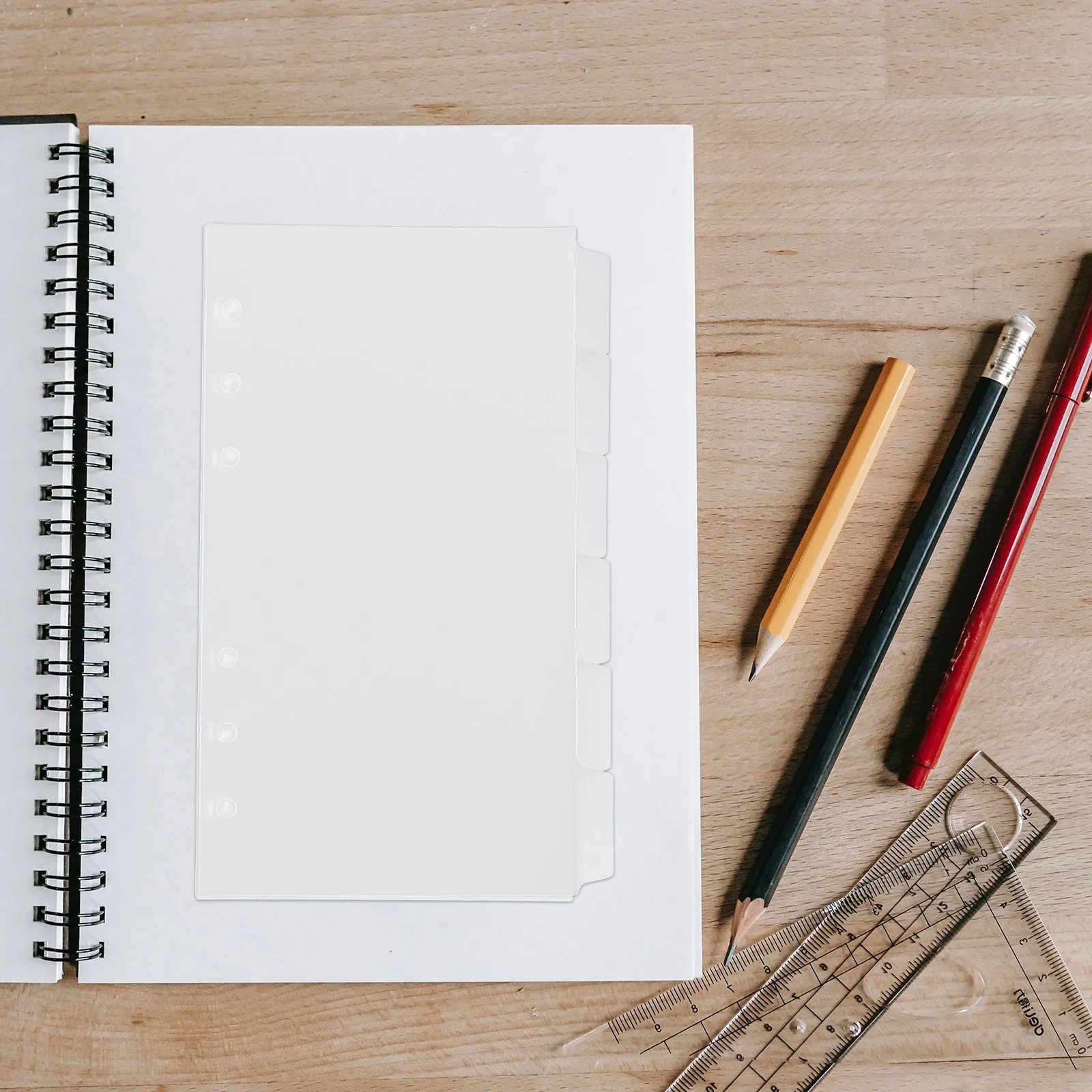 

18 разделителей для папок, пластиковые разделители страниц с полосками для записей, органайзер для блокнотов, для школы и офиса