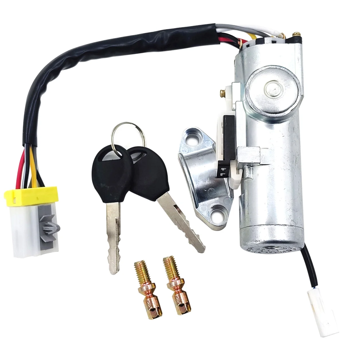 Ignition Switch Lock Cylinder Starter with Bolts for Nissan Frontier