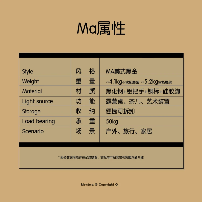 الضميمة الذهبية السوداء الأمريكية صنع الشاي طاولة التخييم مجموعة موقد تحميص دافئ #4