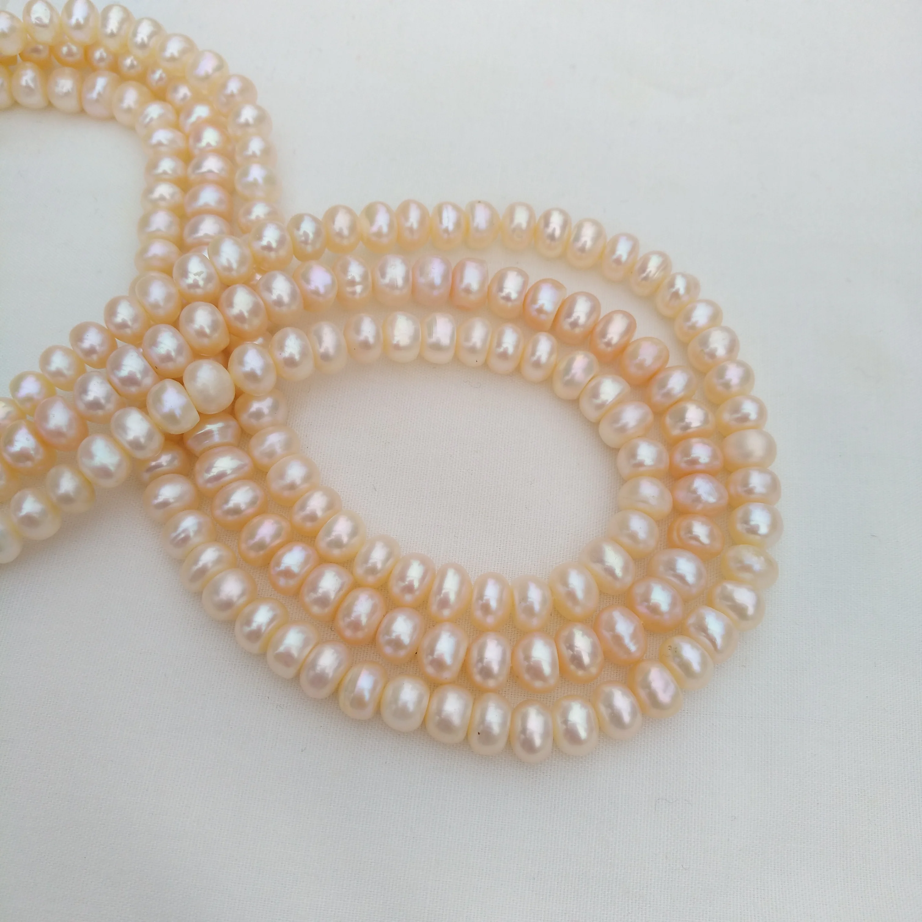 

Hand Knotted Necklace Natural 6-7mm Pink Akoya Rea Pearl Seawater Chain Near Round 50inch For Women Fine Jewelry Free Shipping