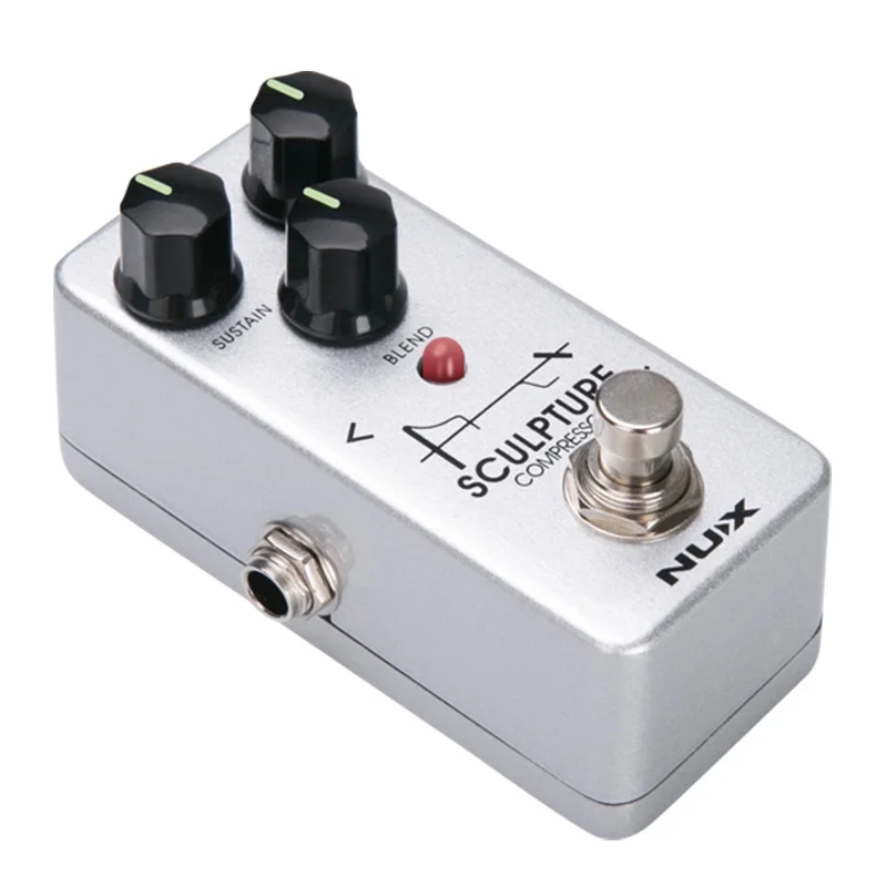 

NUX Sculpture Mini Compressor Pedal Guitar Effect True Buffer Bypass Clean Clip Mode Effects Pedal Guitar Parts Accessories