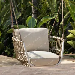 Outdoor Swing Glider Hanging Basket, Indoor Quarto Cadeira dupla, Leisure Balcony Home B & B Quintal