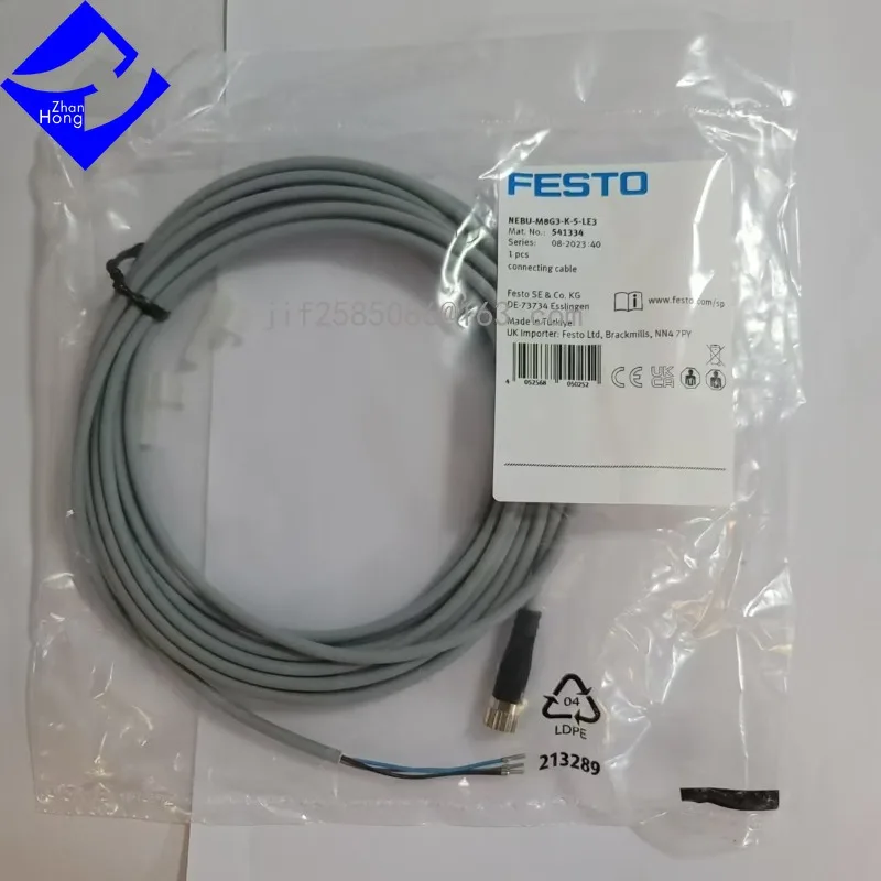 

FESTO 5PCS 541334 NEBU-M8G3-K-5-LE3 Genuine Original Special Offer, All Series Available, Price Negotiable