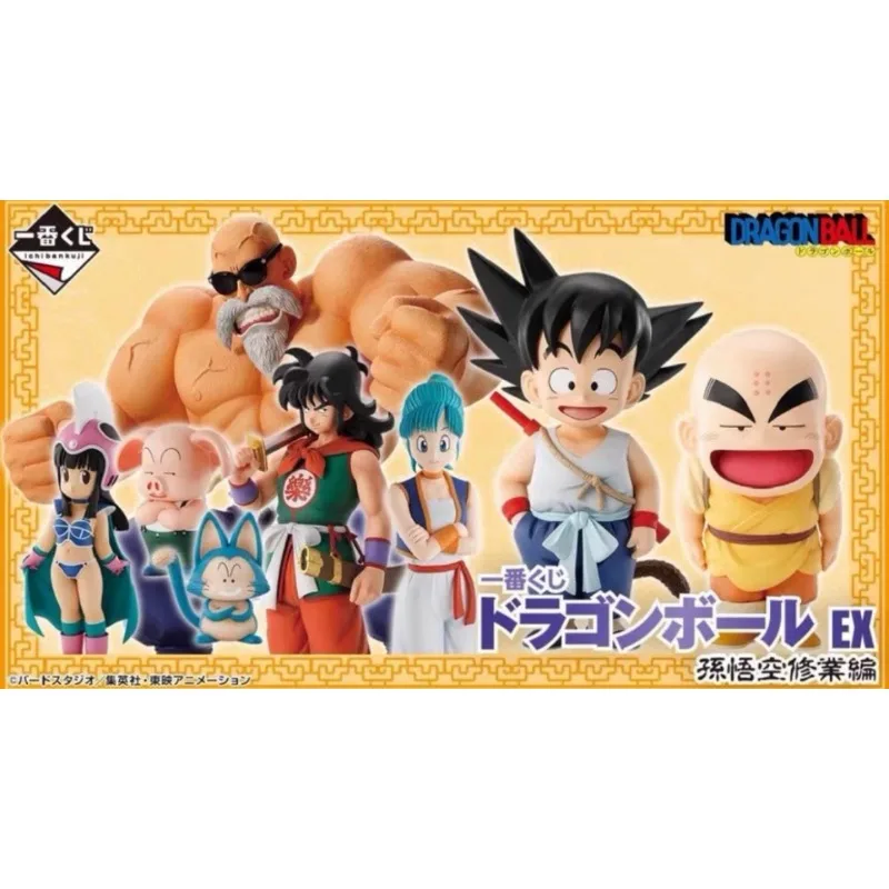 

Bandai Original Anime Dragon Ball Ichiban Kuji Son Goku Yamcha Bulma Roshi Chichi Master ПВХ Фигурка Коллекционная модель игрушки