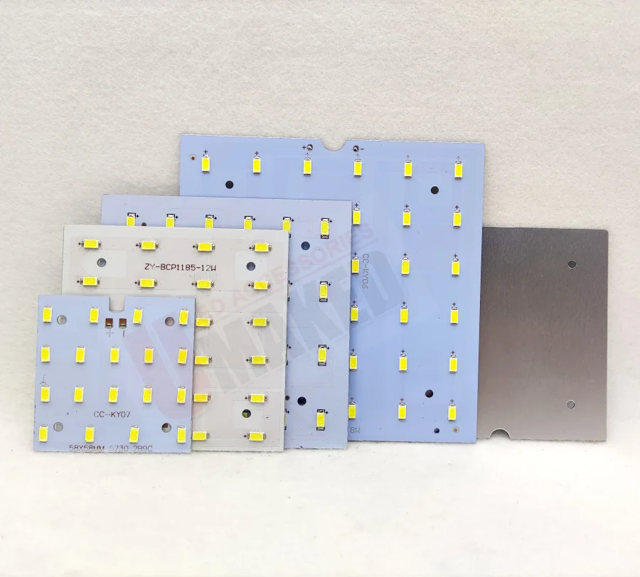 10pcs 6W 9W 12W 18W led ceiling light, led pcb with 5730 for bulb light, aluminum plate base with smd5730 chip