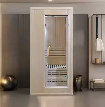 Single Person Home Body Spa Traditional Wet Steam Sauna Room For Relaxation