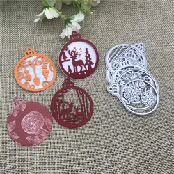 4pc Christmas deer snowflak Metal Cutting Dies Stencils For DIY Scrapbooking Decorative Embossing Handcraft Die Cutting Template