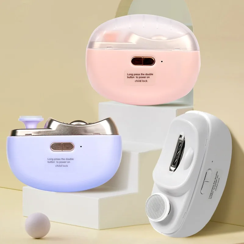 2-in-1 Electric Nail Clipper, Rechargeable Model, Fully Automatic Nail Clippers, Baby Portable Children's Nail Polisher