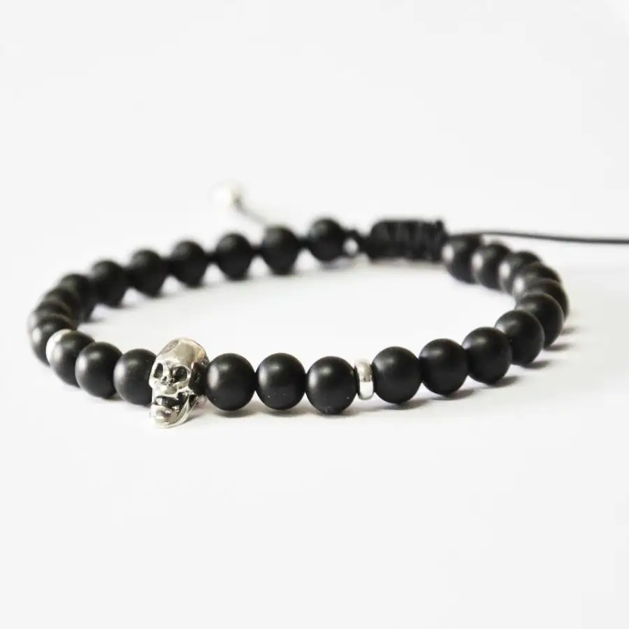 

Handmade natural stone bead bracelet,men's cuff button bracelet,Ramadan prayer bead,women's meditation,holiday gift,daily wear