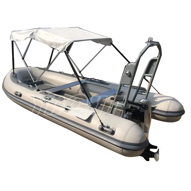 Small Craft 13ft RIB 390 Durable Hypalon PVC Aluminum Rib Inflatable Boats for  Fishing River