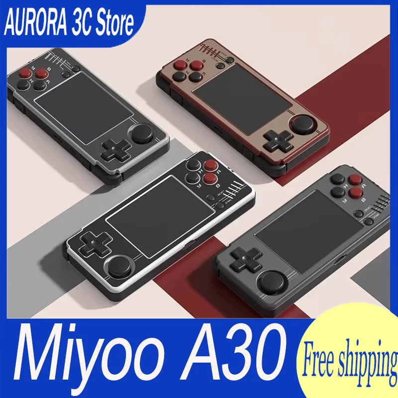 Miyoo A30 Play Station Portable Classic Retro Mini Online Battle Gba Handheld Game Console 4-Core 1.3ghz Customized Gamer Gifts