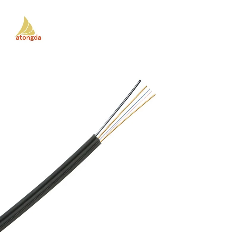 OTDR FIber Optic Cable FTTH SM 1 Core 2 Core G657A Drop Wire Cable FRP