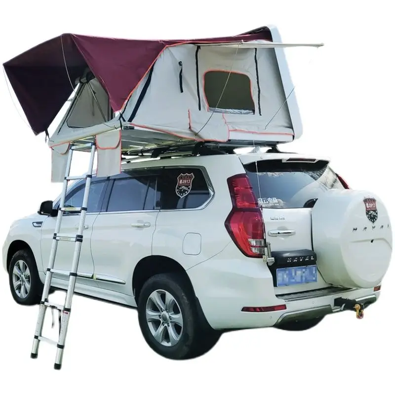 

Car roof tent house automatic self-driving luggage rack
