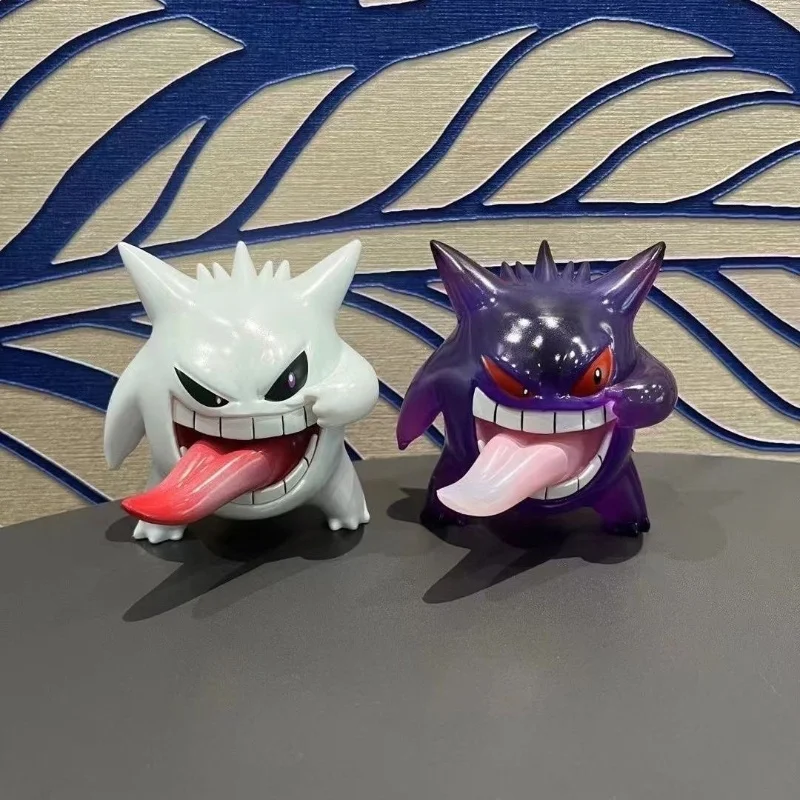 

Gengar Anime Action Figure - Kids Toy Doll Collectible Kawaii Model Stick Tongue out Statue Game Character Gift Different Colors
