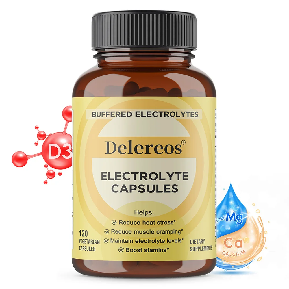 

Electrolyte Capsules with Vitamin D To Support Endurance Sports Nutrition, Running Supplement, and Enhance Physical Strength