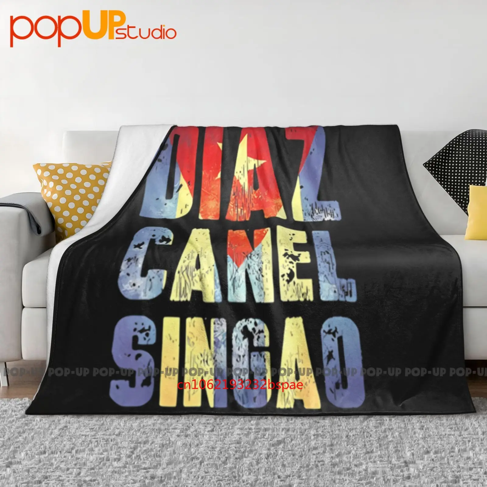 Diaz Canel Singao Manta ultrasuave Edredón Funda de sofá de invierno Fundas de cama